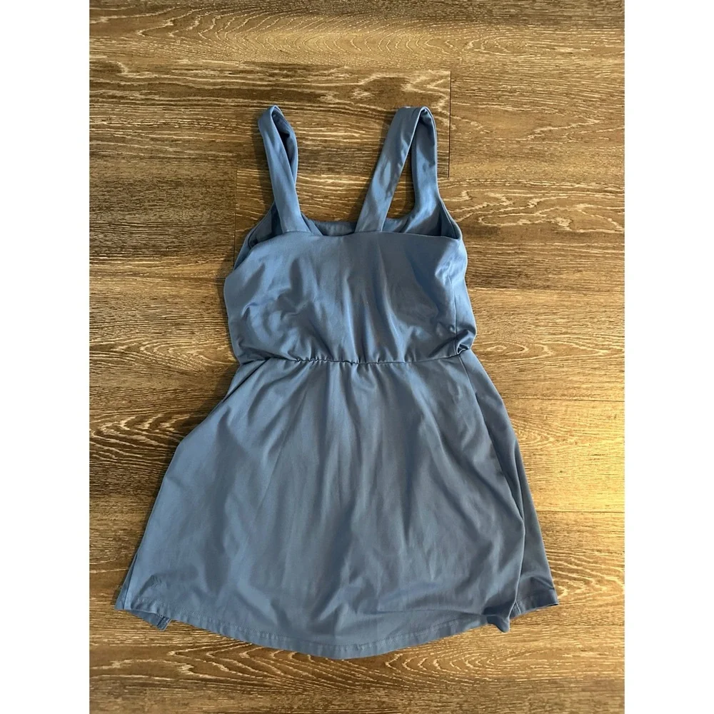 All in Motion Blue Athletic Mini Dress With Built in Shorts - Picture 5 of 12
